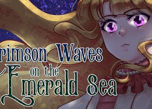 Crimson Waves on the Emerald Sea