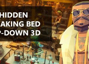Hidden Breaking Bed Top-Down 3D