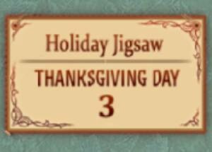 Holiday Jigsaw Thanksgiving Day 3