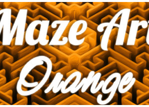 Maze Art: Orange
